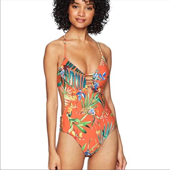 Lucky Brand Other - NWT Lucky Brand One Piece Tropical Pattern Swimsuit
